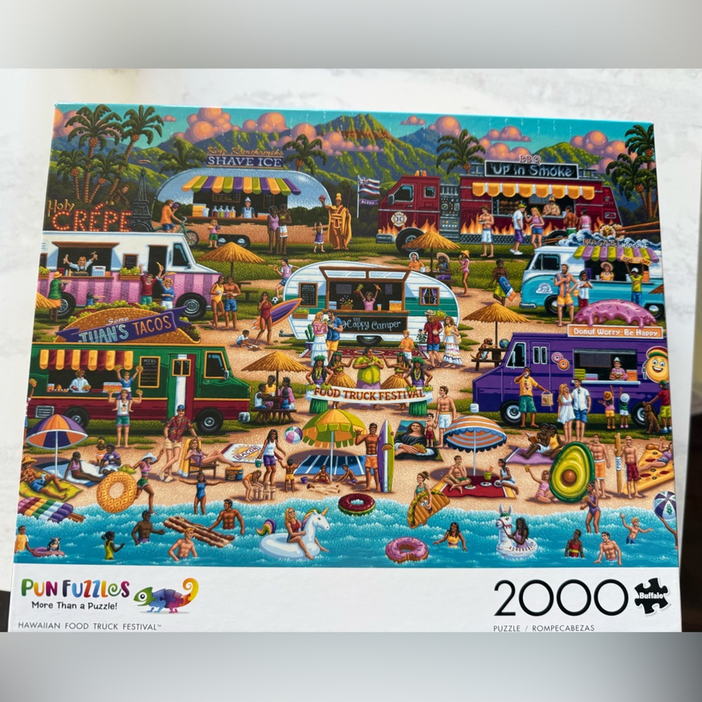 PunFuzzles Hawaiian Food Truck Festival Puzzle